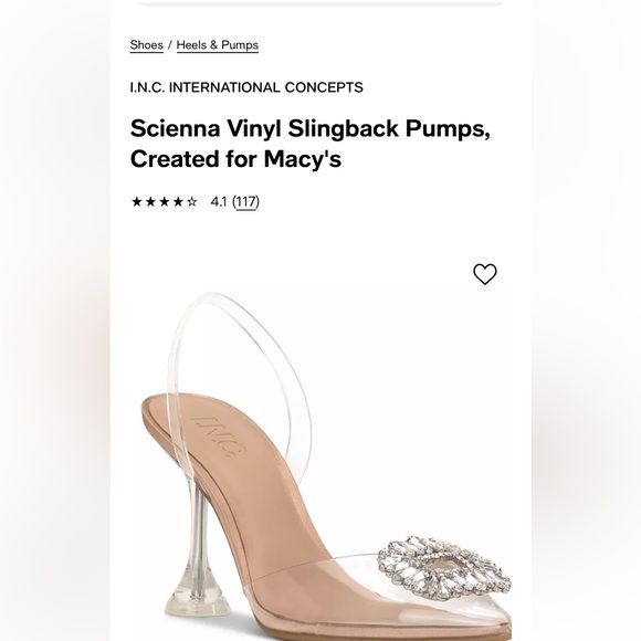 Shoes - INC high heels  size:7.5